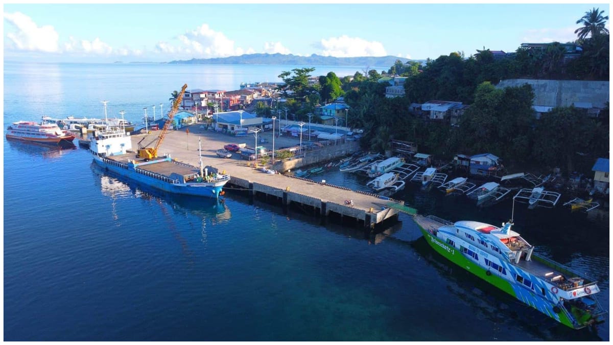Siargao International Cruise Port, 98% Completed Na