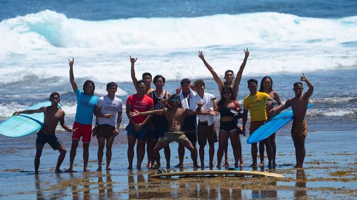 Gen. Luna LGU, Nan Paduwa Para sa mga Surfers Nan Na Kansela na Gov's Cup