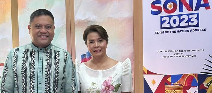 Cong. Bingo Matugas represents Siargao in SONA, wears Surfing-inspired Barong